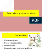 Seres Vivos y Seres No Vivos