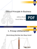 Etika Bisnis dan Prinsip-Prinsip Dasar