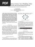 Building A Peer-to-Peer Network and Switch-Based Network
