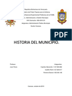Historia Del Municipio.