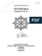 Laporan Praktikum Statistika Pertemuan Ke - 2