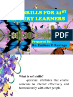 Soft Skills For 21 Century Learners: Prepared by