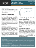 Senate Bill 59: Preventing Fatal Bicycle Injuries For Ohio's Children