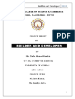 Builder and Developer Project Report