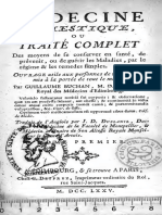 Traité de Médicine Domestique Guillaume Buchan 1775