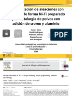 Caracterización de Aleaciones Con Memoria de Forma Ni-Ti1