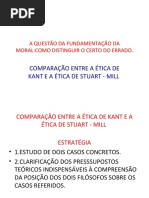 Comparação Entre Kant e Mill