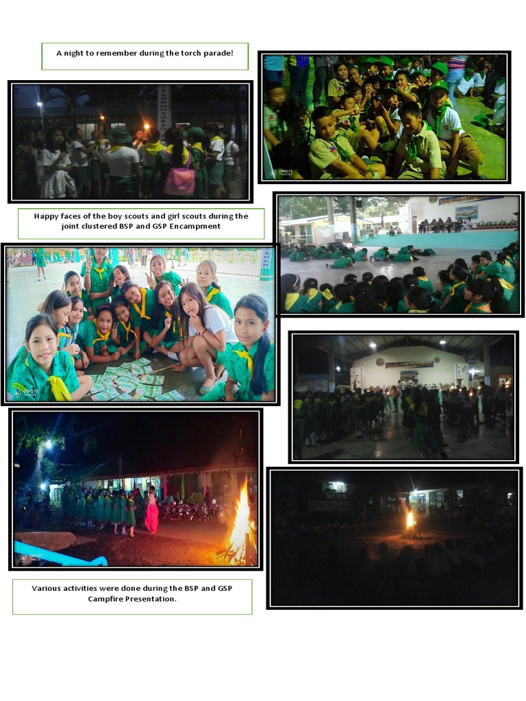Torch Parade at BSP and GSP Campfire | PDF