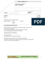 Science Paper 1 April 2016