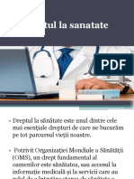 Dreptul La Sanatate