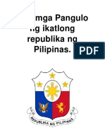 Ang Mga Pangulo NG Ikatlong Republika NG Pilipinas