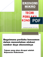 Teori Perilaku Konsumen