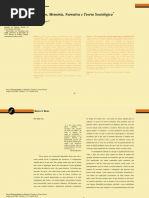 Tempo, Memória, Narrativa e Teoria Sociológica