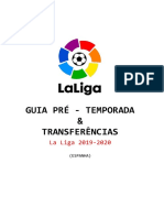 Guia Pré Temporada - La Liga 19-20 - Canal Do Frazão