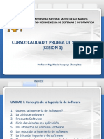 Calidad y Prueba de Software Sesion 1 17-08-2019 Version 2.0