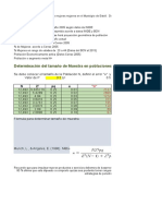 Determinación del tamaño de muestra en poblaciones finitas