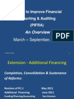 Project To Improve Financial Reporting & Auditing (Pifra) : March - September, 2011