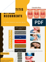 Estomatitis aftosa recurrente