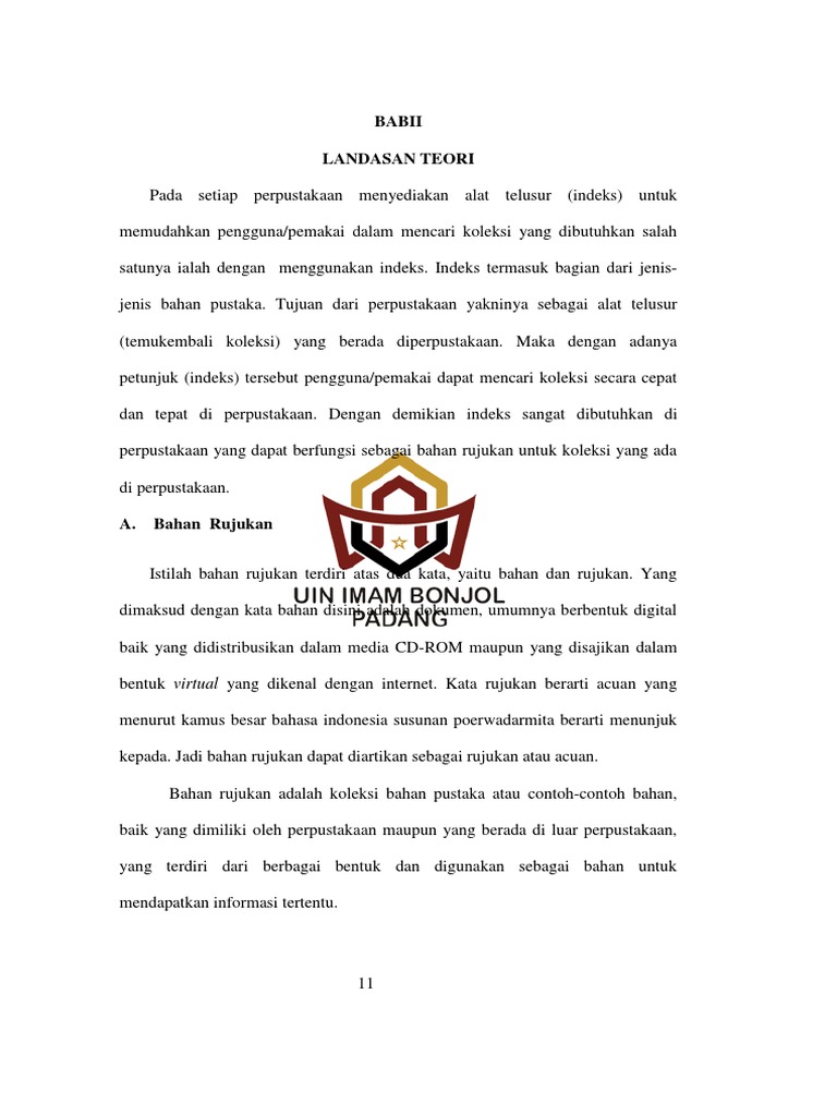 Pengertian Indeks | PDF