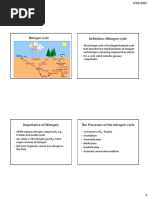 Lecture 22-Nitrogen Cycle PDF