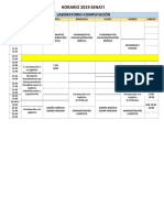 Horario 2019 II