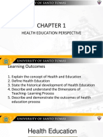 Chapter 1 - Health Education