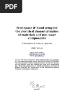 Free - Space W - Band Setup For The Electrical Characterization of Materials and MM - Wave Components