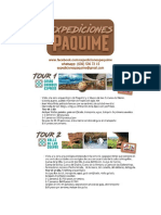 Tours ExpedicionesPaquimé 2019 PDF