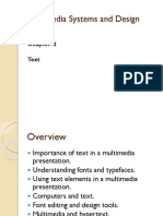 Multimedia Text Design and Formatting Guide