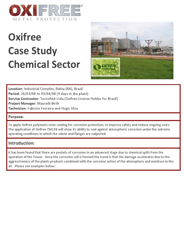 Case Study Deten Chemical 2011 | PDF | Corrosion | Valve
