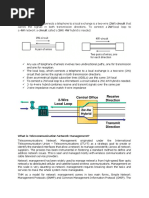 2W/4W Circuit:: What Is Telecommunication Network Management?