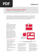 Tempus Timing Signoff Solution Ds