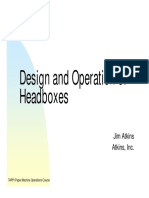 5 Design and Operation of Headboxes