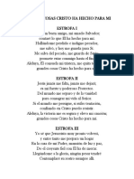 GRANDES COSAS CRISTO HA HECHO PARA MI Letra PDF