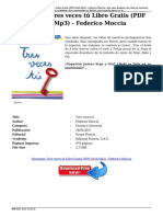 Descargar Tres Veces T U Libro Gratis PDF Epub mp3 Federico Moccia PDF