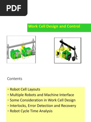 robot cell design and control