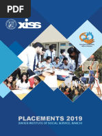 XISS Placement Brochure 2019