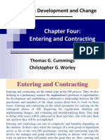 Organization Development and Change: Chapter Four: Entering and Contracting
