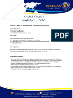 CUSCO 4 DÍAS - 3 NOCHES - AGENCIA DESTINOS TU MUNDO.pdf