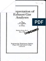 Exhaust Gas Analyses: Interpretation of