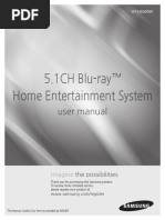 5.1CH Blu-Ray™ Home Entertainment System: User Manual