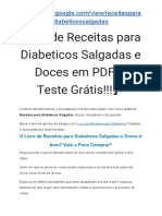 Receitas Para Diabeticos Salgadas