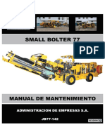 Manual de Mantenimiento Small Bolter - JB77-142