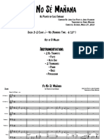 -- Yo No Se╠ü Man╠âana - Score.pdf