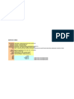 Calculo de Adelanto de Materiales