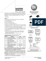 MC14538B Dual Precision Retriggerable/Resettable Monostable Multivibrator