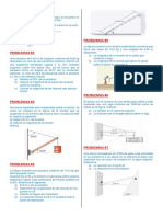 7 Problemas de 2da Condicion de Equilibrio PDF