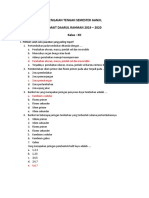 Soal Pts 1 Kls 12 2019