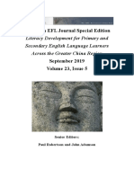 The Asian EFL Journal Special Edition