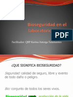 Bioseguridad en El Laboratorio Clínico